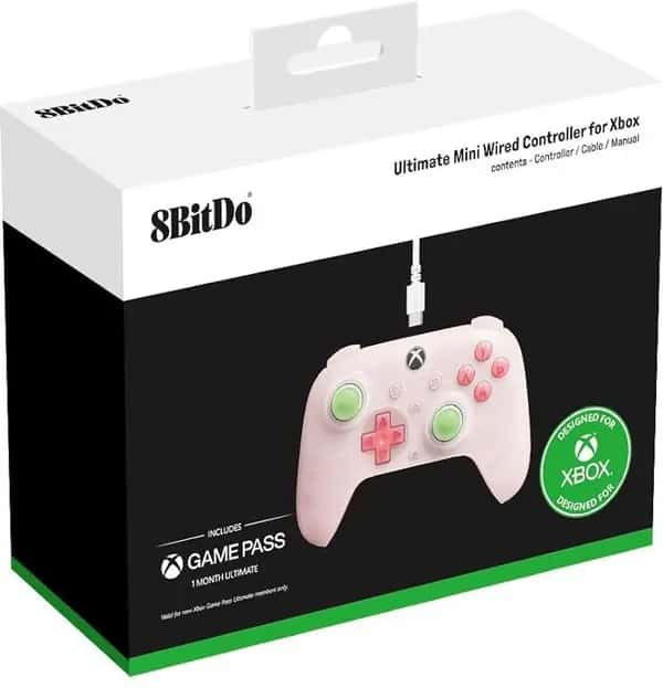 8BitDo Ultimate Mini Wired Controller - Translucent Pink