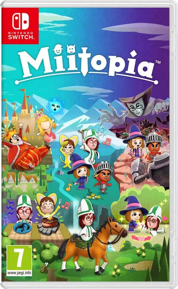 Miitopia (verpakking Duits, game Engels)