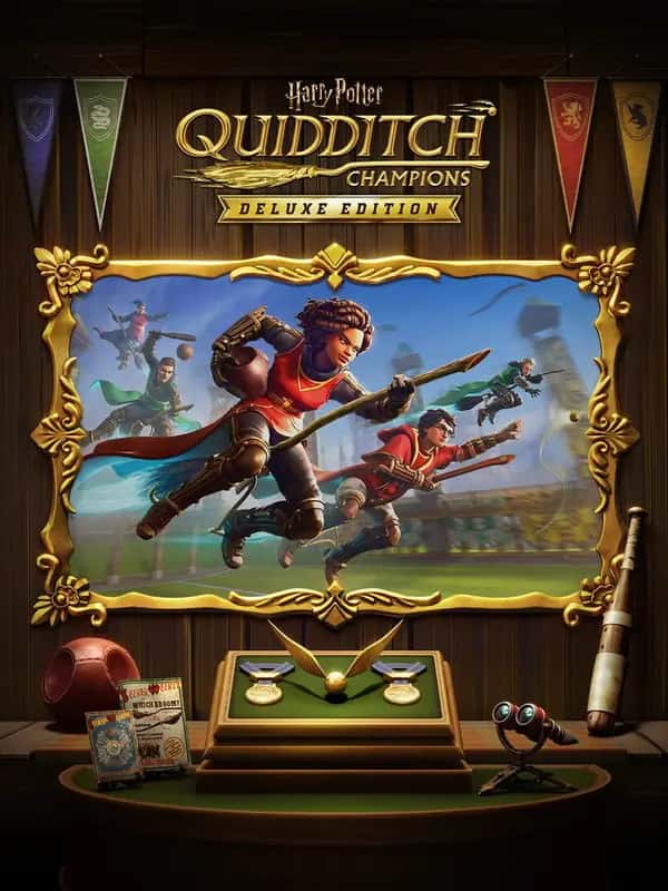 Harry Potter: Quidditch Champions (Deluxe Edition) - Code in a Box - Nintendo Switch - Sport