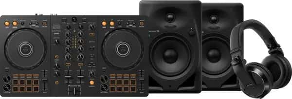 Pioneer DJ DDJ-FLX4 + Pioneer DJ HDJ-X7 Zwart + Pioneer DJ DM-50D-BT Zwart