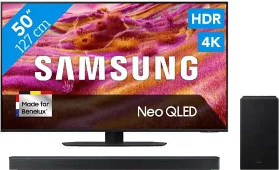 Samsung 50" Neo QLED QN90F 4K (2025) + Samsung HW-Q600F (2025)