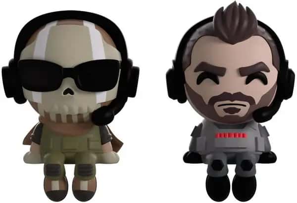 Call of Duty Youtooz Monitor Buddiez Vinyl Figure - Ghost & Soap