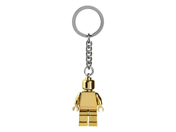 LEGO gouden minifiguursleutelhanger
