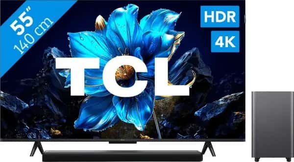 TCL 55" QLED P71K 4K (2025) + TCL S55H 2.1 Soundbar
