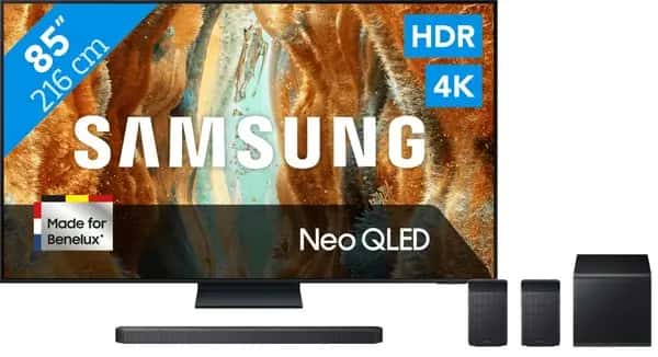 Samsung 85" Neo QLED QN73F 4K (2025) + Samsung HW-Q930F (2025)