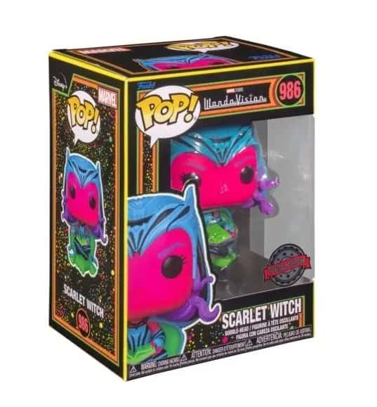 Pop Marvel: WandaVision - Scarlet Witch(Blacklight) - Funko Pop #986