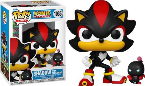 Sonic the Hedgehog Funko Pop Vinyl: Shadow with Dark Chao
