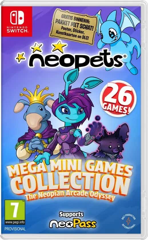 Nintendo Switch Neopets Mega Mini Games Collection - Day One Edition