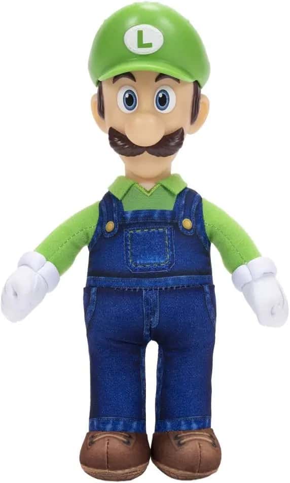 The Super Mario Bros Galaxy Movie Pluche Figure - Luigi