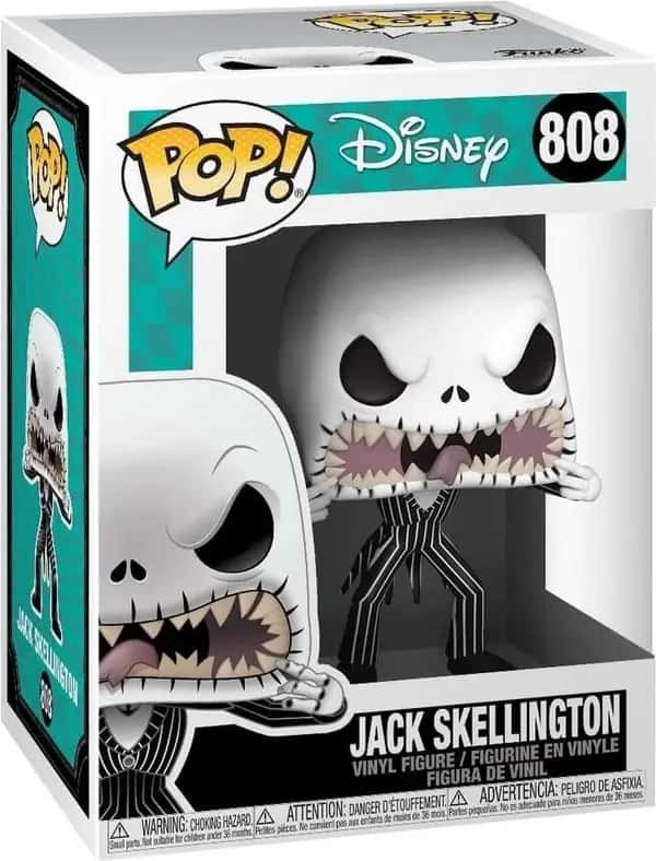 Disney the Nightmare Before Christmas Funko Pop Vinyl: Jack Skellington (Scary Face)