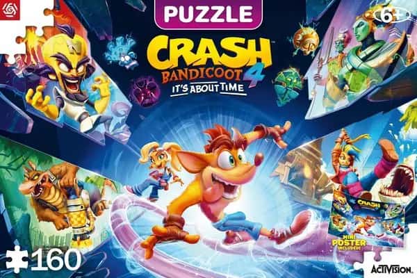 Crash Bandicoot Puzzle - Crash Bandicoot 4 It's about Time (160 pieces)