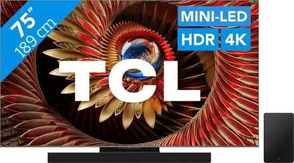 TCL 65" QD Mini-led C81K 4K (2025) + TCL Q75H