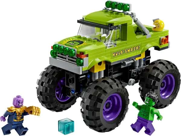 De Hulk truck vs. Thanos