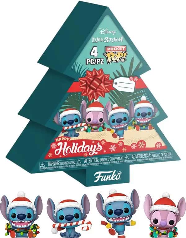 Lilo & Stitch Funko Pocket Pop! Holiday Tree Box 4-Pack