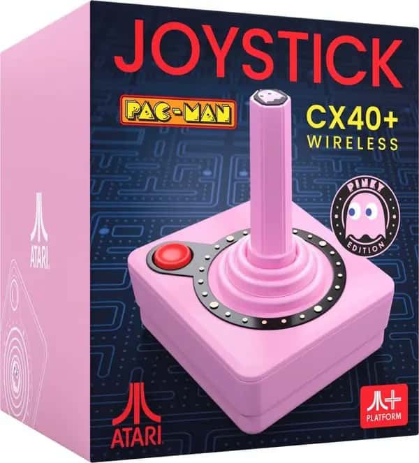Pac-Man CX-40+ Wireless Joystick - Pink (Pinky Edition)