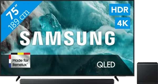 Samsung 75" QLED Q7F4 4K (2025) + Samsung HW-QS700F (2025)