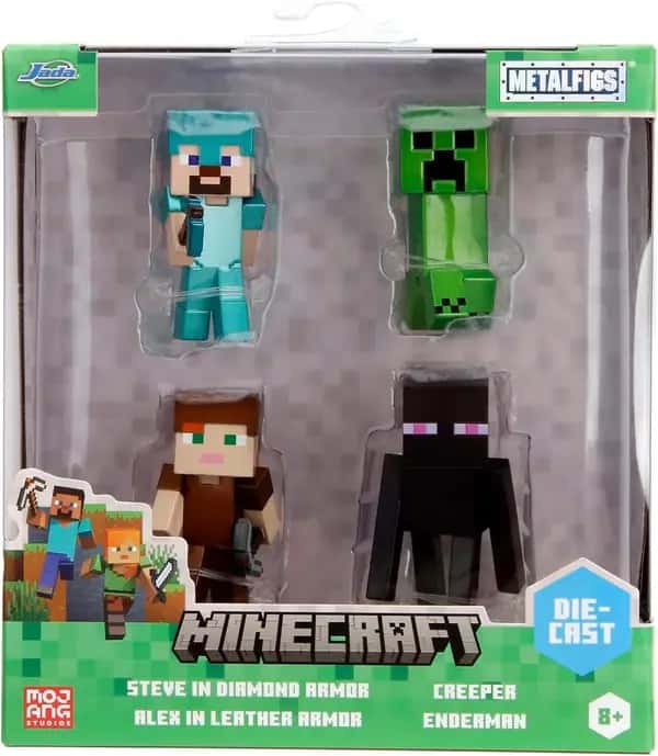 Minecraft Metalfigs Diecast Mini Figures Pack - Wave 3