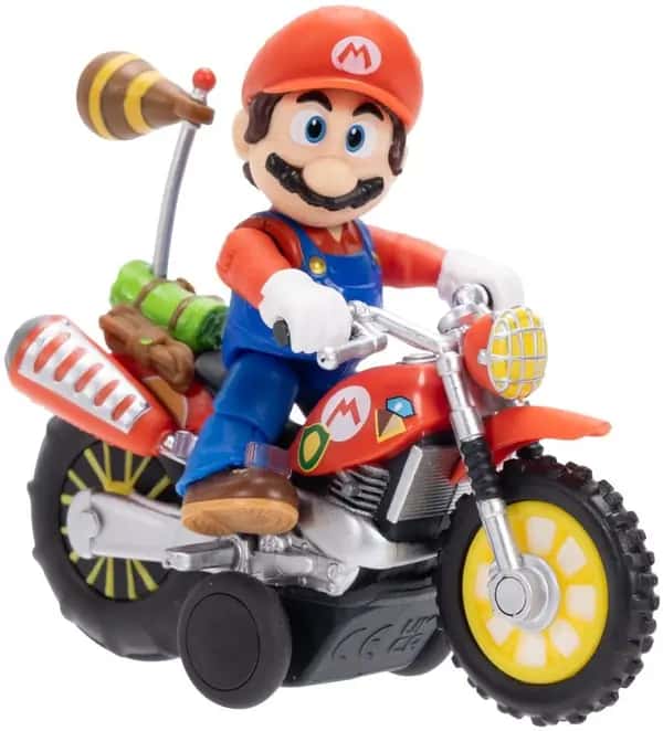 The Super Mario Galaxy Movie Action Figures - Motorcycle Mario
