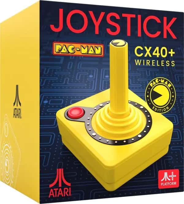 Pac-Man CX-40+ Wireless Joystick - Yellow (Pac-Man Edition)