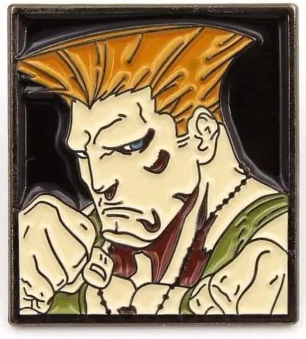 Street Fighter Pin Badge: Guile