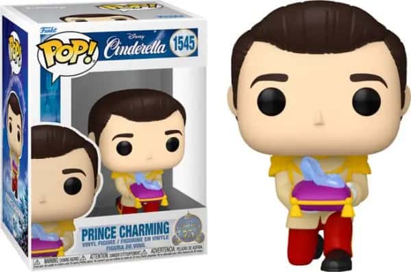Disney Cinderella Funko Pop Vinyl: Prince Charming with Slipper