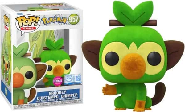 Pokemon Funko Pop Vinyl: Grookey (Flocked)