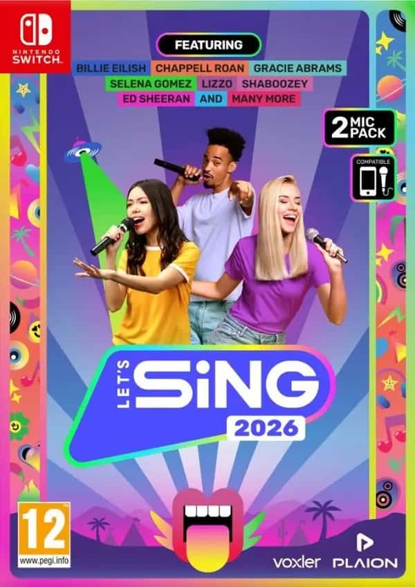 Let's Sing 2026 + 2 Microphones (Nintendo Switch)