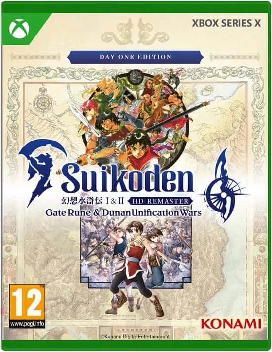 Suikoden I & II HD Remaster - Gate Rune and Dunan Unification Wars Day One Edition