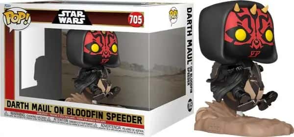 Star Wars The Phantom Menace 25th Anniversary Funko Pop Vinyl: Darth Maul on Bloodfin