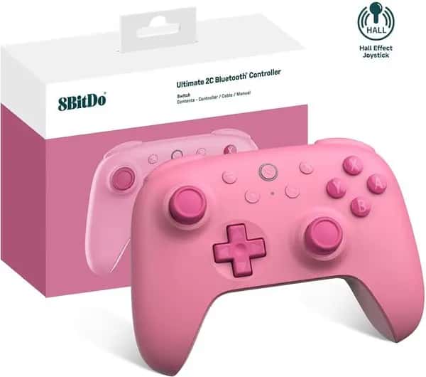 8BitDo Ultimate 2C Bluetooth Controller - Pink