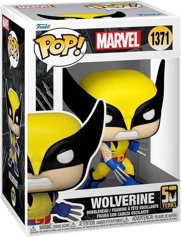 Pop Marvel: Wolverine 50th – Wolverine (Classic) - Funko Pop #1371