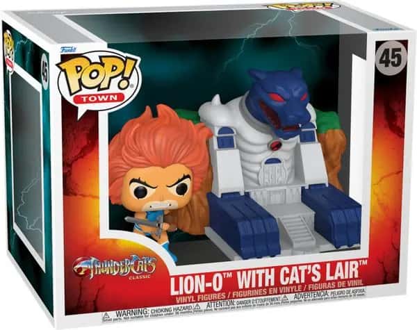 Thundercats Funko Pop Town Vinyl: Lion-O with Cat's Lair