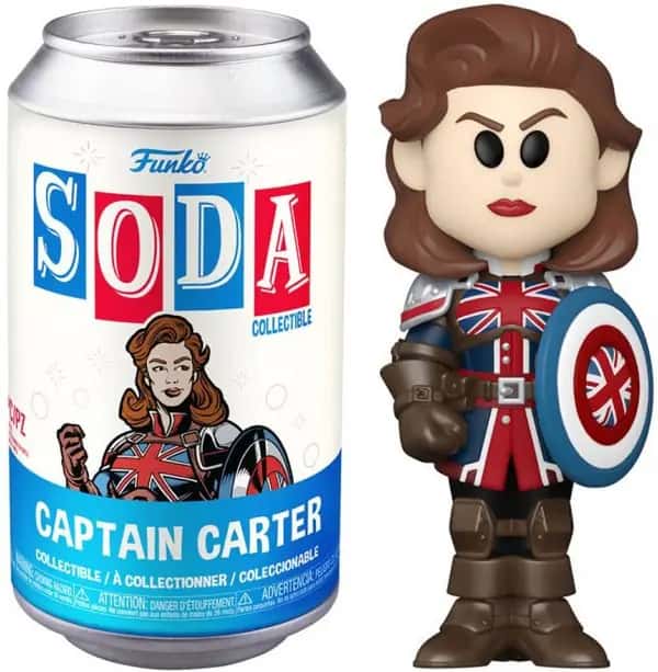 Marvel - What If...? Funko Vinyl Soda: Captain Carter