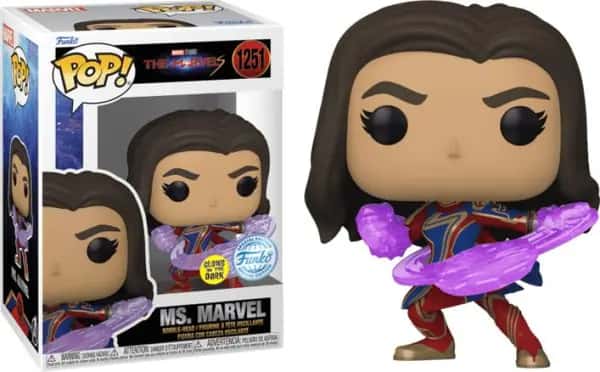 The Marvels Funko Pop Vinyl: Ms. Marvel (Glow in the Dark) (Special Edition)