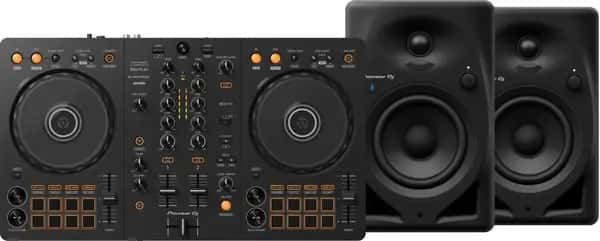 Pioneer DJ PLX 500 Zwart + Pioneer DJ DM-40D-BT Zwart