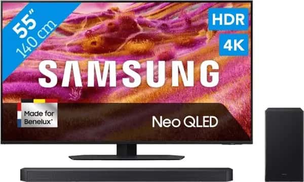 Samsung 43" Neo QLED QN90F 4K (2025) + Samsung HW-B750F (2025)