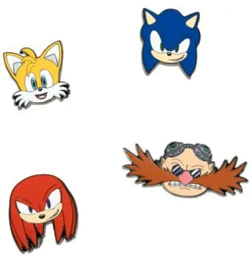 Sonic the Hedgehog - Pin Badges 4-Pack
