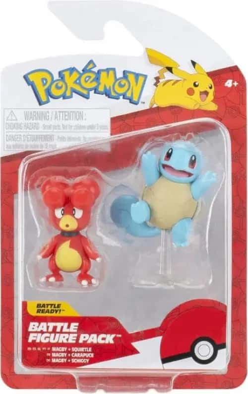 Pokemon Battle Figure Pack - Magby & Squirtle