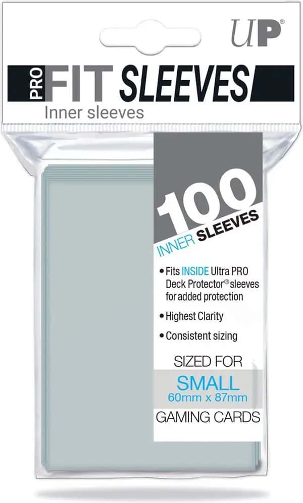 Ultra Pro - Pro Fit Inner Sleeves Transparant (100 stuks) (Small Cards)