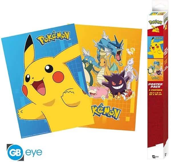 Pokémon Poster Pack - Colourful Characters