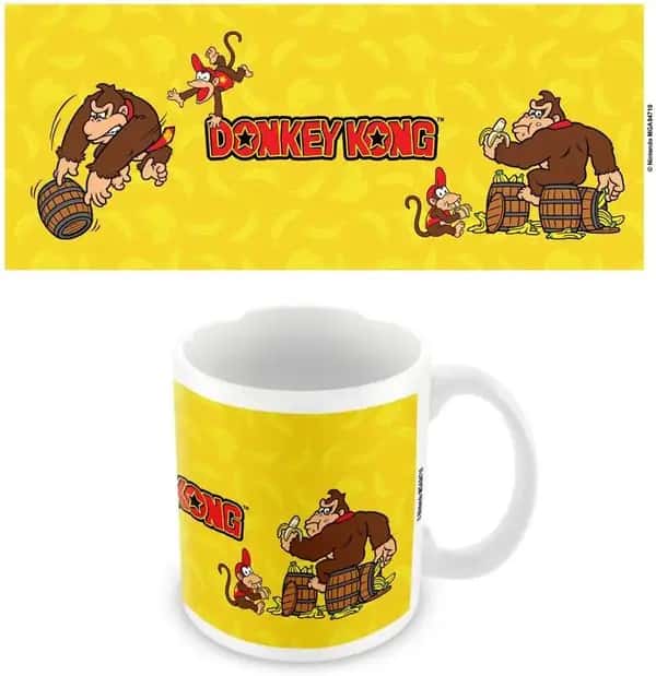 Super Mario Mug - Banana Donkey Kong & Diddy Kong