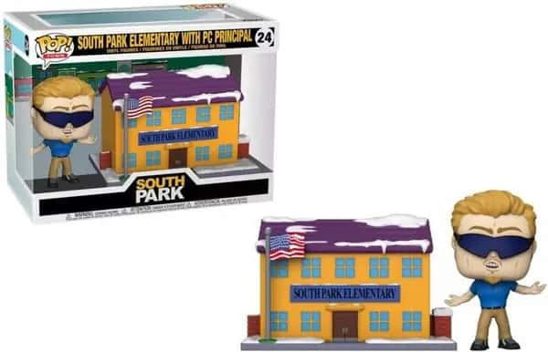 South Park Funko Pop Vinyl: South Park Elementary with PC Principal