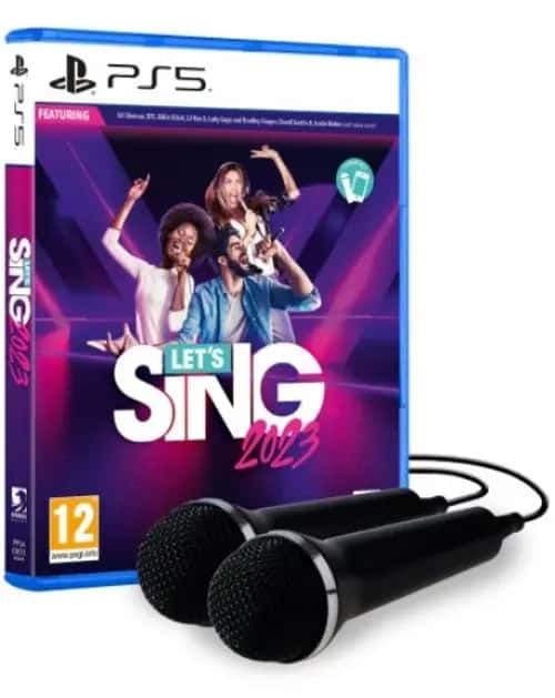 Let's Sing 2023 + 2 Microphones (PlayStation 5)