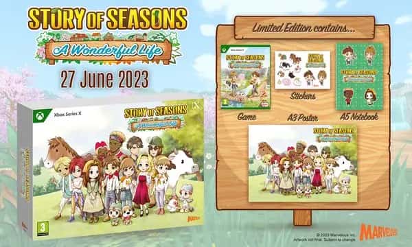 Story of Seasons A Wonderful Life - Limited Edition (Xbox Series X)