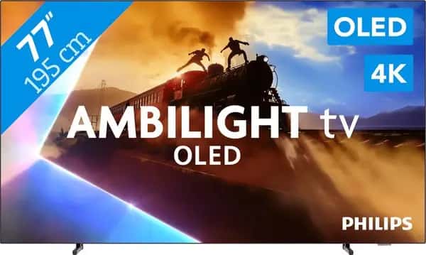 Philips Ambilight 77'' OLED760 4K (2025) + JBL Bar 500 M2 Zwart