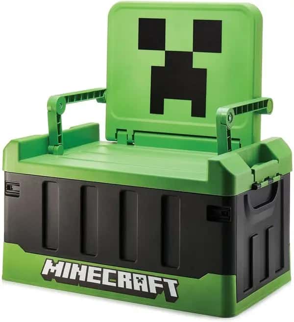 Minecraft Storage Box with Folding Chair