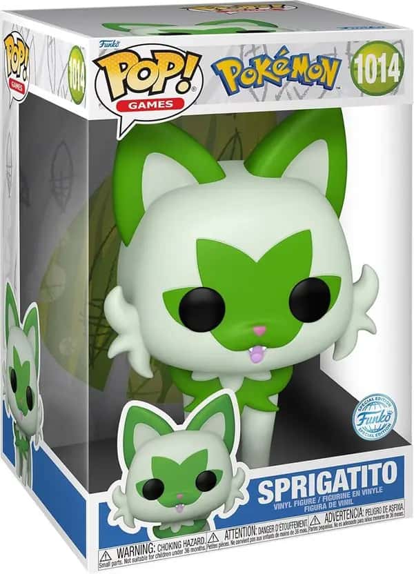 Pokemon Funko Pop Vinyl: Jumbo Size Sprigatito