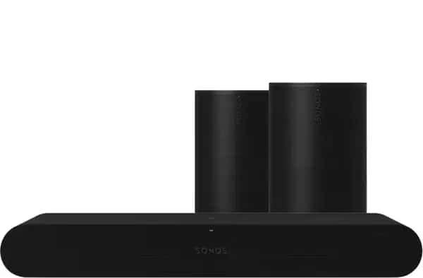 Sonos Ray Zwart +  Era 100 SL Duopack Zwart