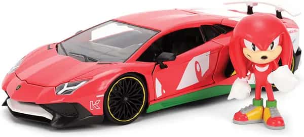 Sonic the Hedgehog DieCast Model Car - Lamborghini Veneno (Knuckles)