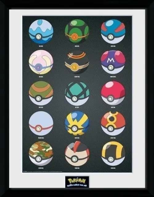 Pokemon Collector Print - Pokeballs